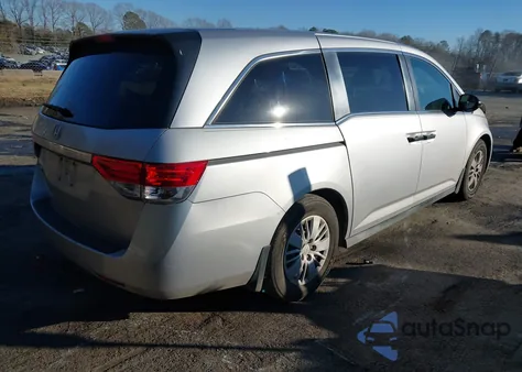 2014 Honda Odyssey Lx из США, поврежденный, VIN 5FNRL5H22EB045970
